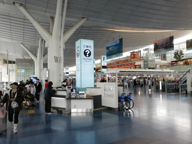 羽田空港国際線のインフォメーション