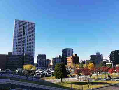 ラゾーナ川崎付近、川崎駅西口付近